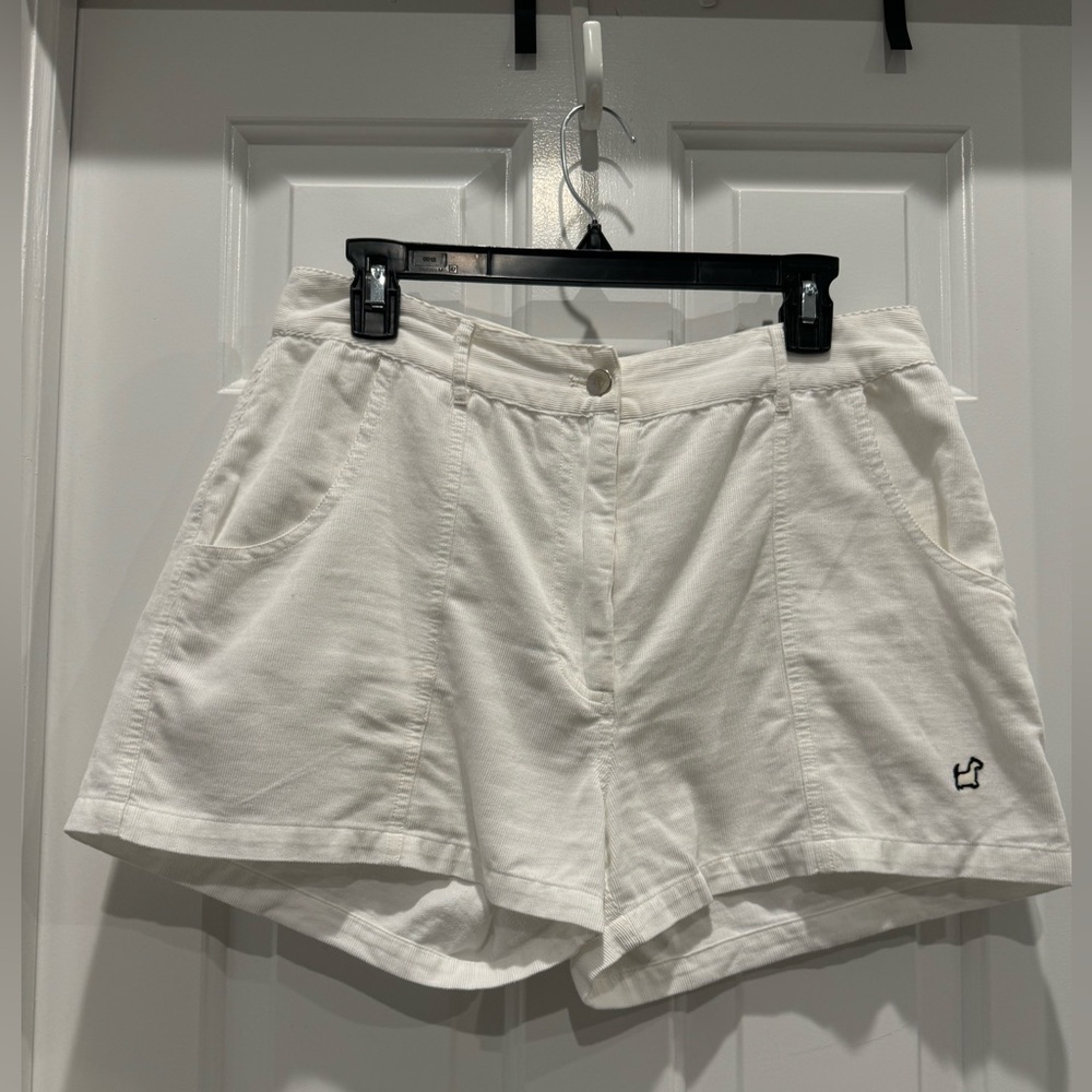 Frances Valentine Shorts white corduroy Women's Casual size 8